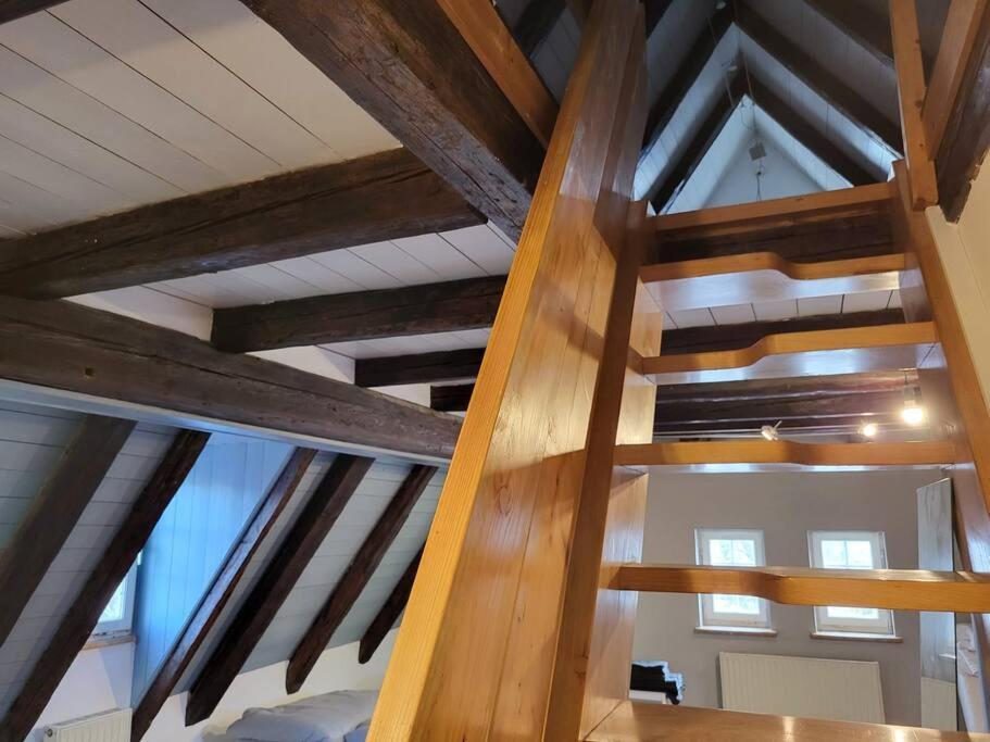 Fachwerk Maisonette In 뉘르팅엔 외부 사진