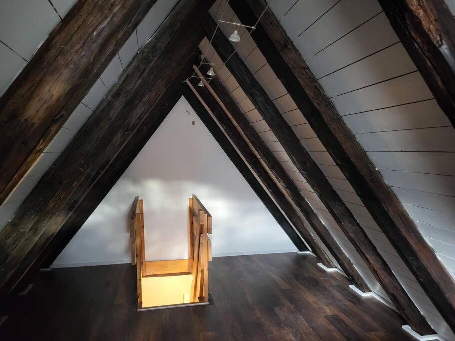 Fachwerk Maisonette In 뉘르팅엔 외부 사진